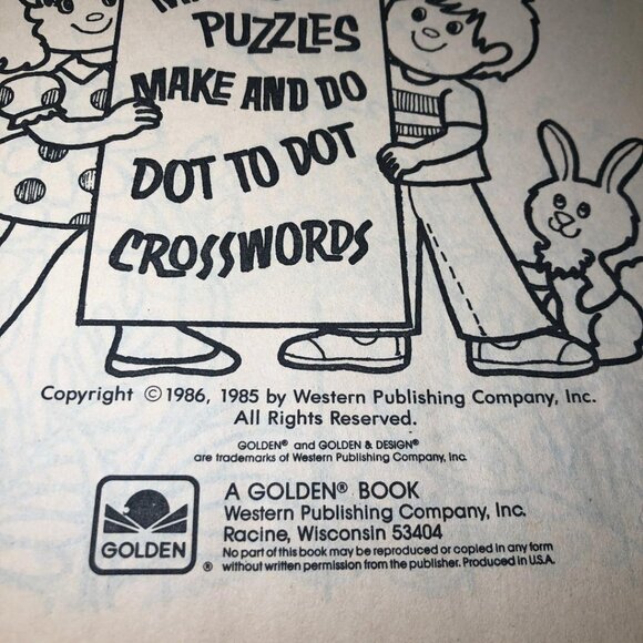 Vintage 1986 Golden Color / Activity Book So Much Fun Easter Coloring Book - Picture 5 of 14